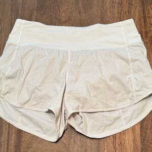 Lululemon white shorts